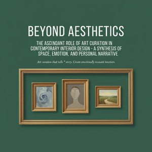 Beyond Aesthetics: The Ascendant Role Of Art Curation In Contemporary Interior Design – A Synthesis Of Space, Emotion, And Personal Narrative