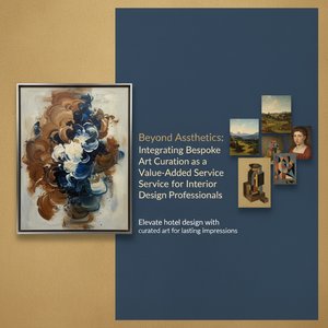 Beyond Aesthetics: Integrating Bespoke Art Curation as a Value-Added Service for Interior Design Professionals