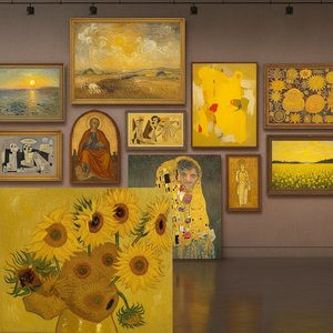 Golden Hues: 10 Masterpieces Dominated by Chrome Yellow | BuyPopArt
