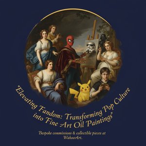 Elevating Fandom: Transforming Pop Culture into Fine Art Oil Paintings