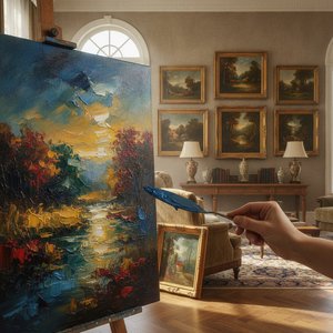 Beyond Reproduction: Hand-Painted Oil Paintings – A Legacy of Timeless Beauty