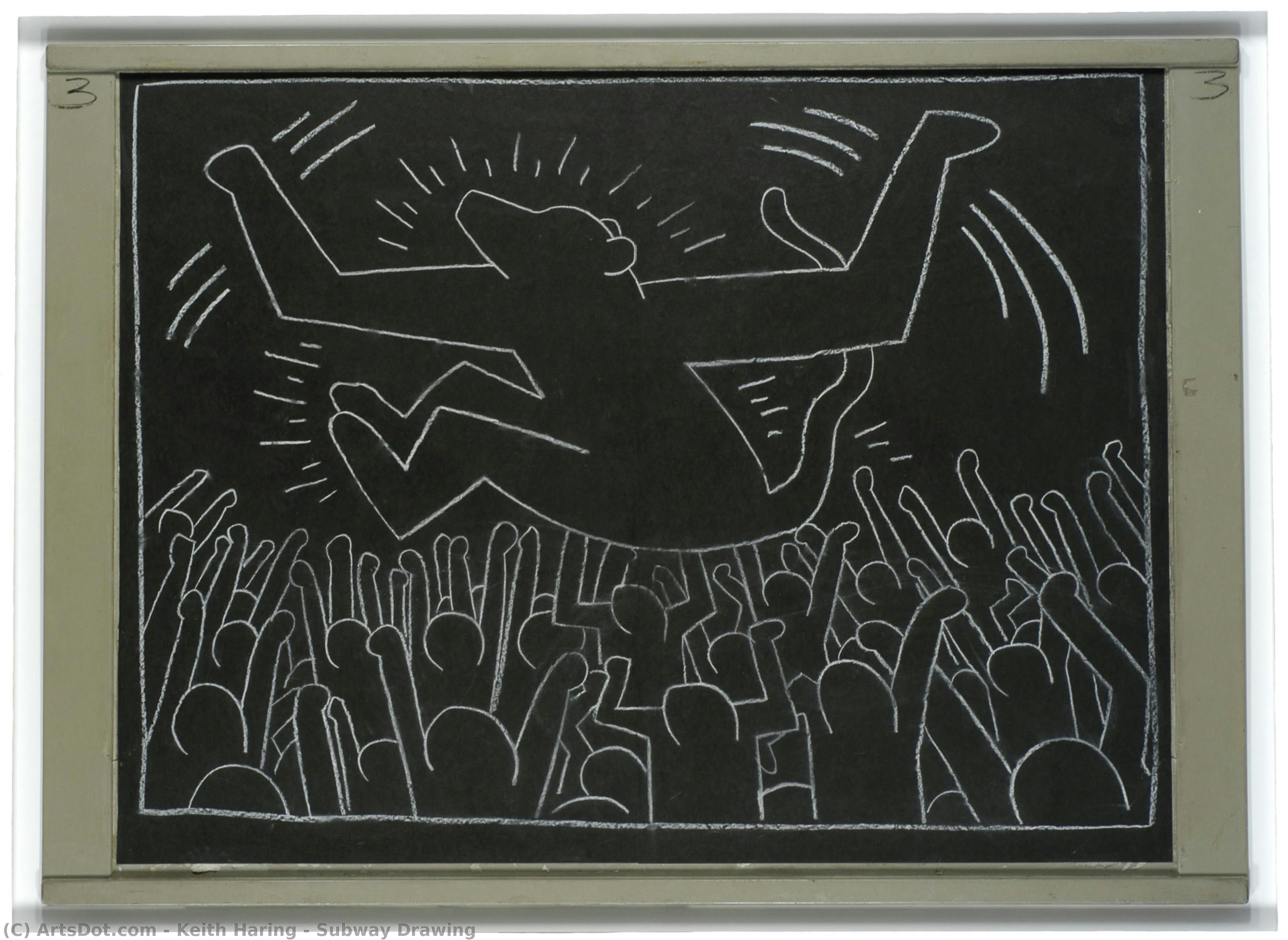 Subway Drawing — Keith Haring