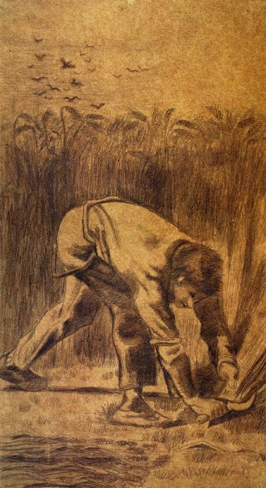 Reaper Avec Sickle — Vincent Willem Van Gogh
