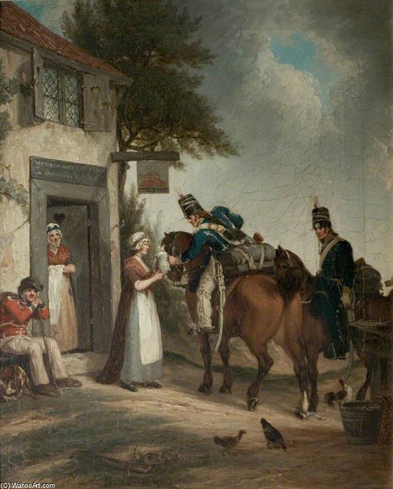 Soldiers Refreshing — John Augustus Atkinson