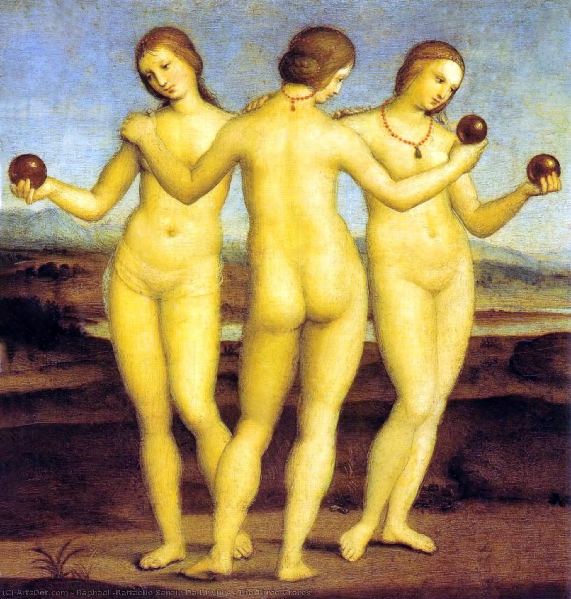 Les Trois Grâces — Raphaël