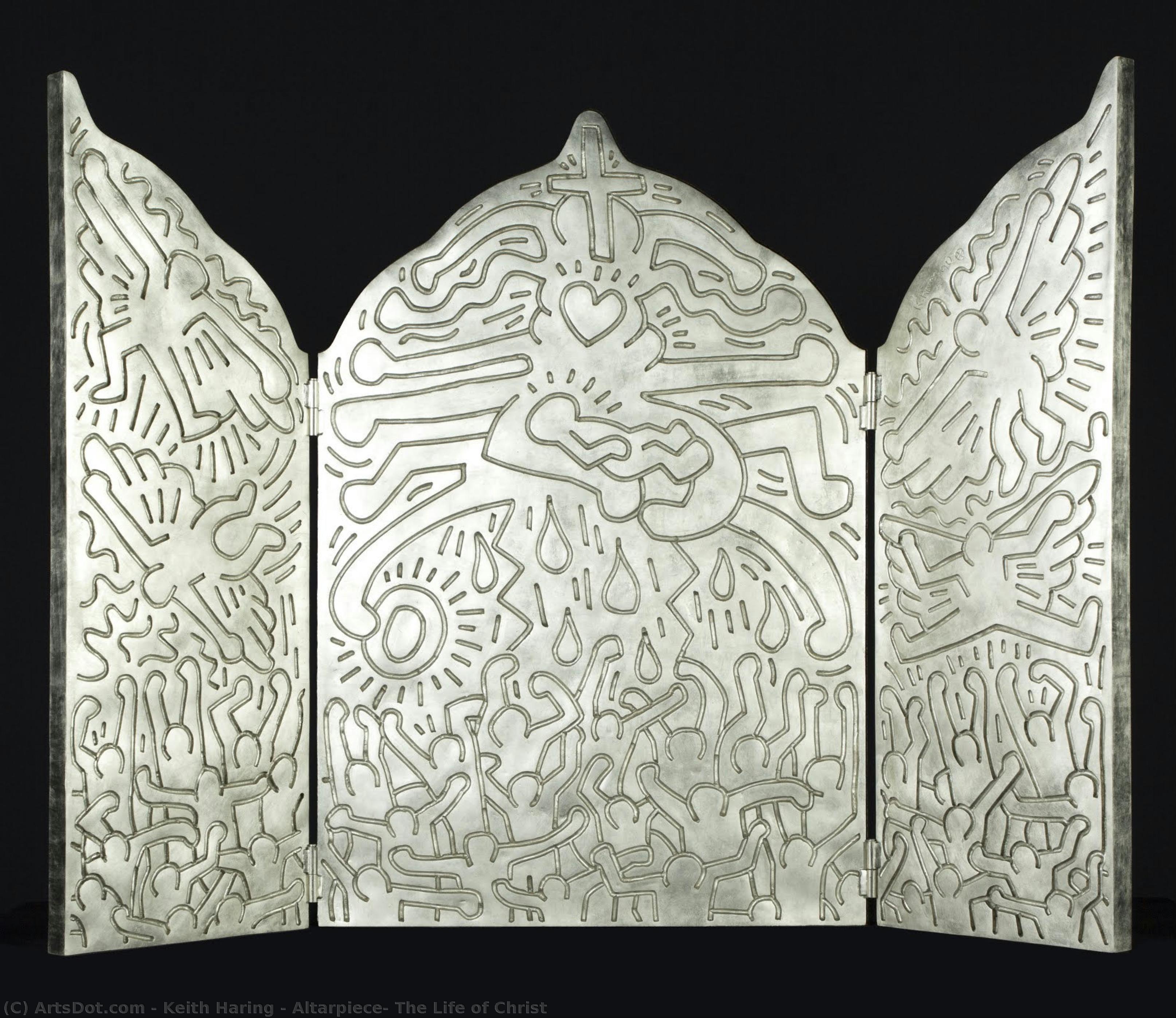 Altarpiece: The Life Of Christ — Keith Haring
