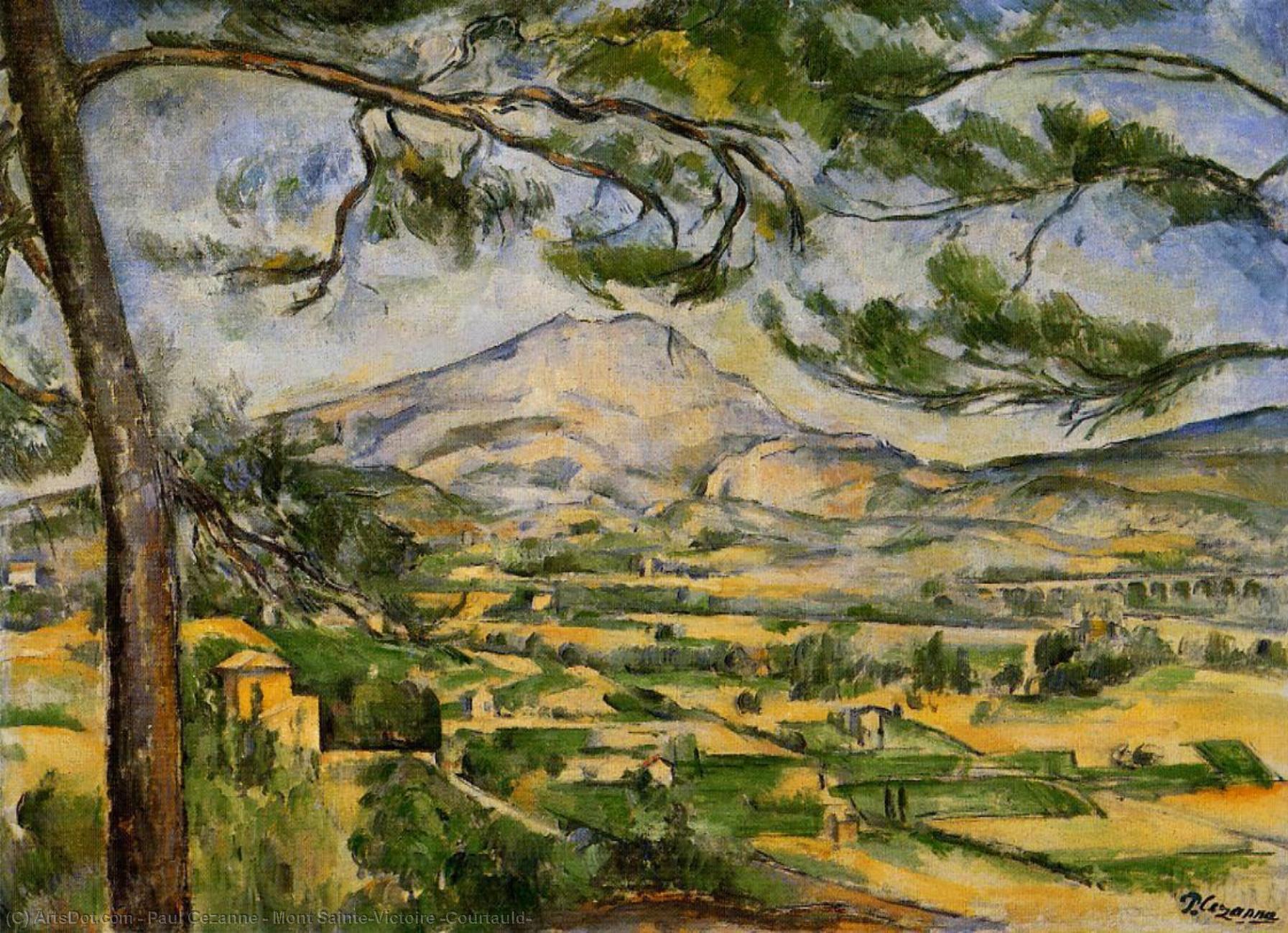 Mont Sainte-victoire (courtauld) — Paul Cézanne