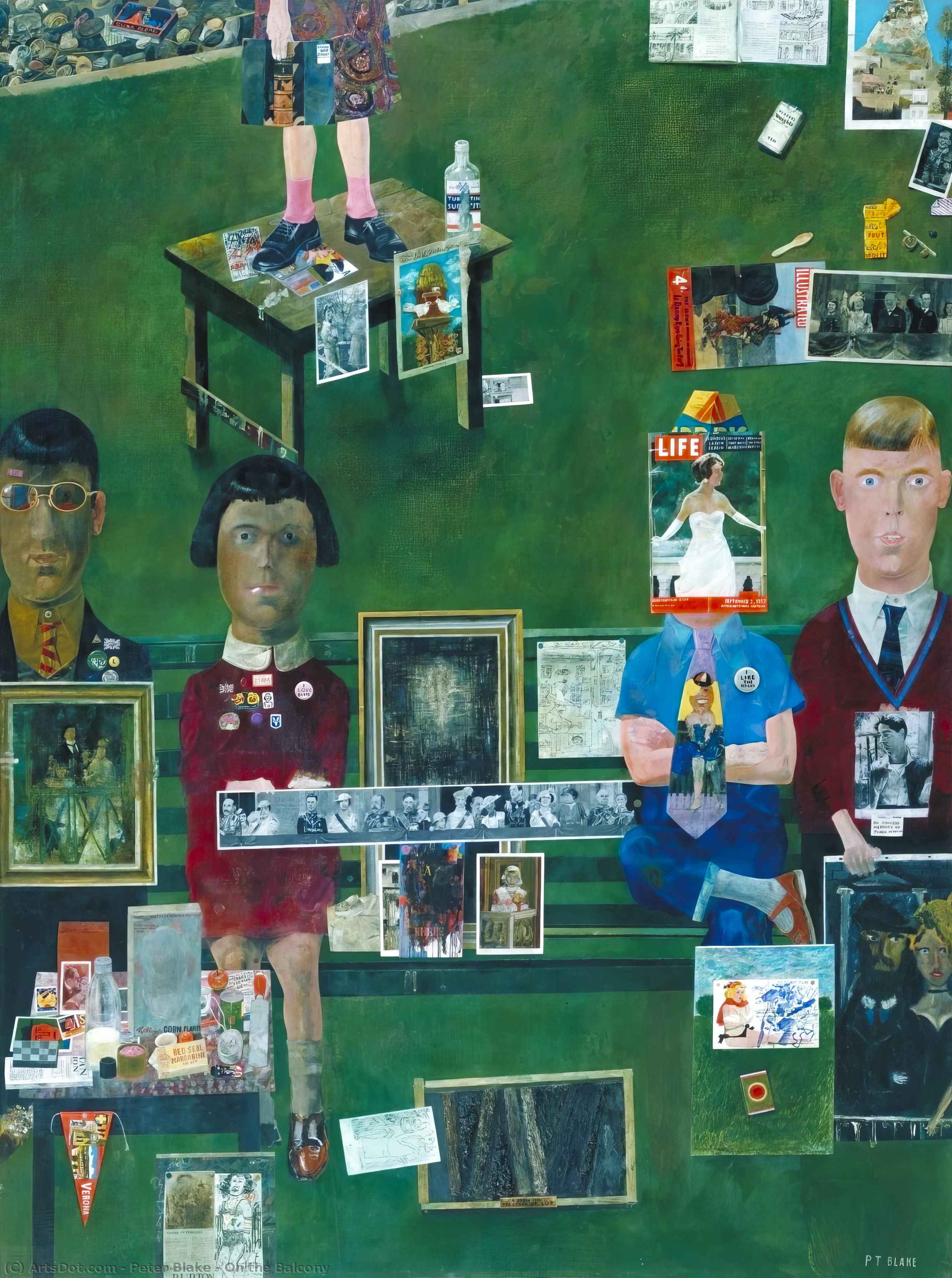On The Balcony — Peter Blake