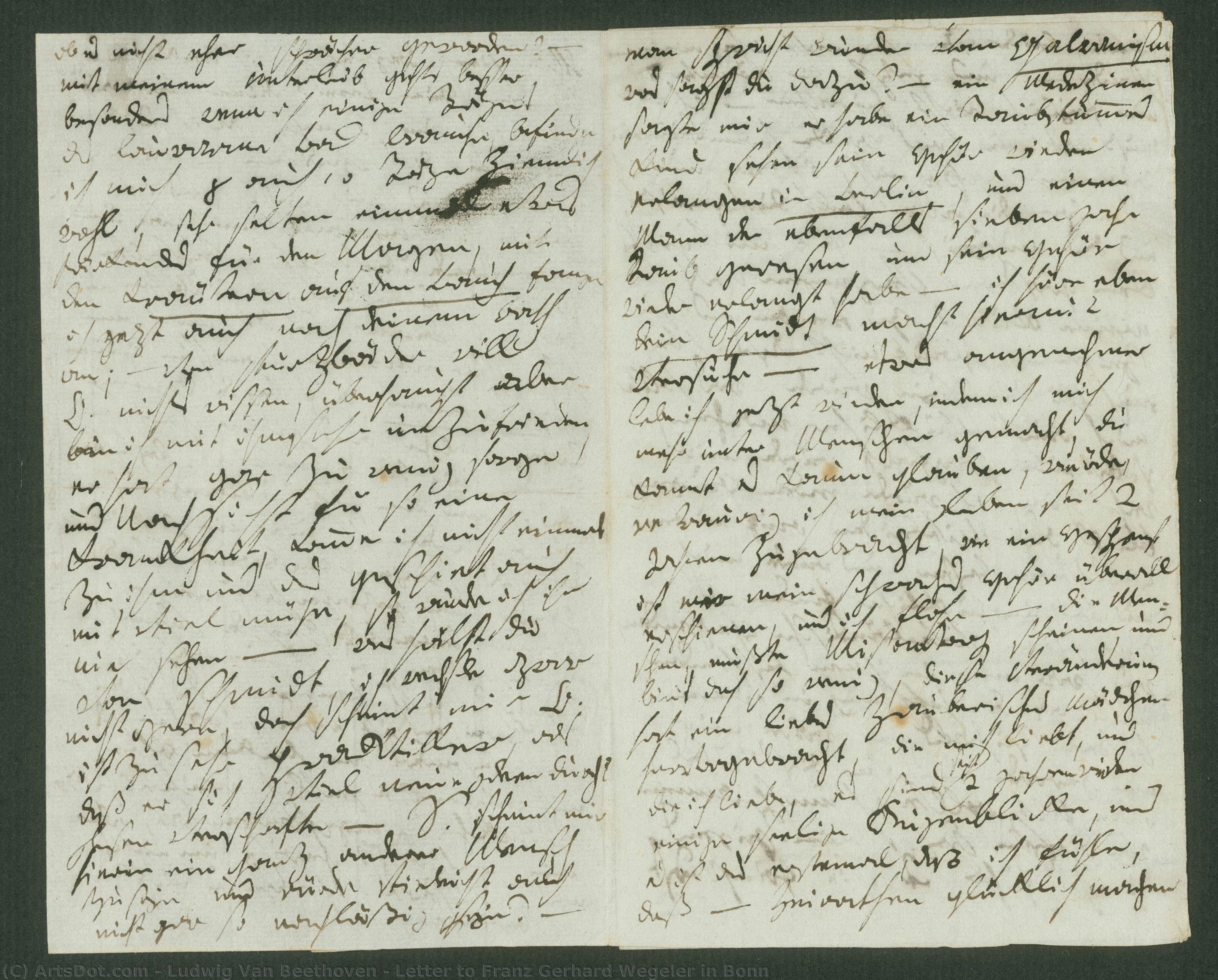 Carta A Franz Gerhard Wegeler En Bonn — Ludwig Van Beethoven