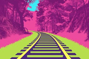 Chromatic Velocity: The Neon Arbor