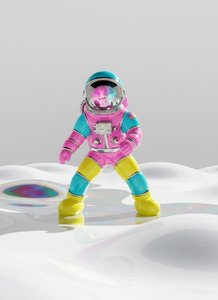 Cerulean Orbit: The Porcelain Voyager — Jacques Villedieu
