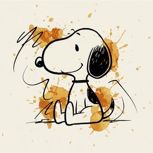Golden Amber Echoes: A Serene Monochromatic Study In Nostalgic Ink And Watercolor — Laurent Charpentier