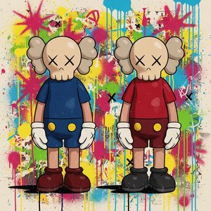 Symmetrical Echoes Of Vibrant Chaos In A Singular Pop Art Vision