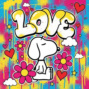 Neon Affection: A Vibrant Symphony Of Street Art Chaos And Eternal Joy