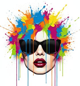 Chromatic Radiance: A Singular Vision Of Prismatic Splendor And Eternal Joy