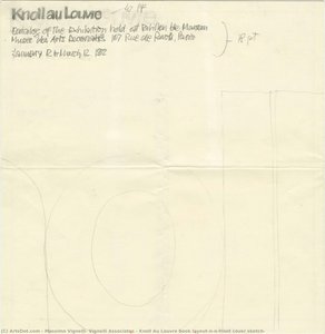 Knoll Au Louvre Book Layout\n\n[front Cover Sketch] — Massimo Vignelli, Vignelli Associates