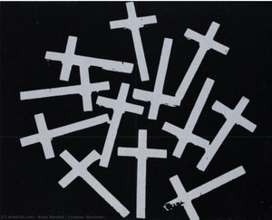Crosses (random) — Andy Warhol