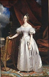 Louise D'orleans, Reine Des Belges (1812 1850) — Claude Marie Paul Dubufe