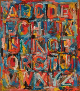 Number And Alphabet — Jasper Johns
