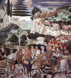 Procession Of The Magus Melchoir — Benozzo Gozzoli