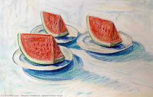 Watermelon Large — Wayne Thiebaud