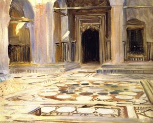Pavement, Cairo — John Singer Sargent
