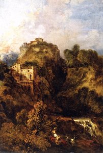 Landscape With Goat — Jean-antoine Watteau