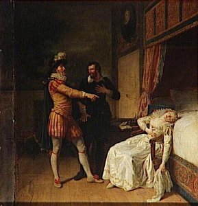 Gabrielle D'estrées Évanouie En Présence D'henri Iv Menaçant Et De Sully — Françoise-andré Vincent