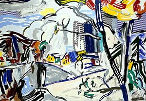 Mountain Village — Roy Lichtenstein