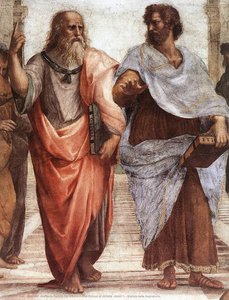 The School Of Athens (detail 1) (stanza Della Segnatura) — Raphael