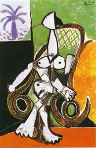 Naked Woman In Rocking Chair — Pablo Picasso