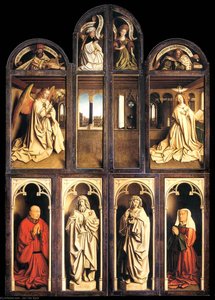 The Ghent Altarpiece (wings Closed) — Jan Van Eyck