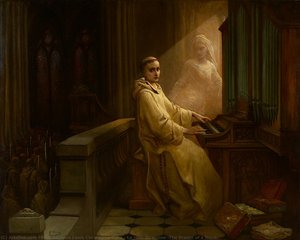 Le Reve Du Moine (the Dream Of A Monk) — Paul Gustave Doré
