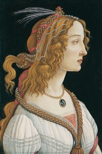 Idealized Portrait Of A Lady (portrait Of Simonetta Vespucci As Nymph) — Sandro Botticelli