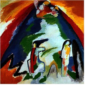 A Mountain — Wassily Wassilyevich Kandinsky