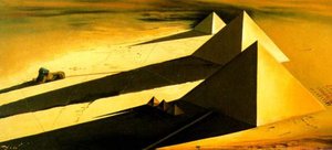 The Pyramids And The Sphynx Of Gizeh — Salvador Dalí