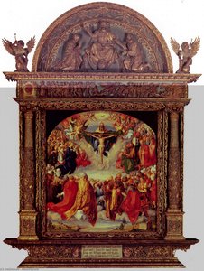 The Adoration Of The Holy Trinity (landauer Altar) — Albrecht Dürer