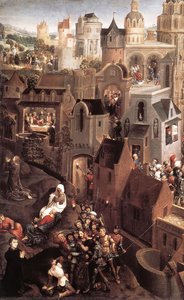 Scenes From The Passion Of Christ (left Side) — Memling, Hans