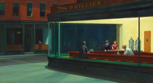 Nighthawks, The Art Institute Of Chicago, Chica — Edward Hopper