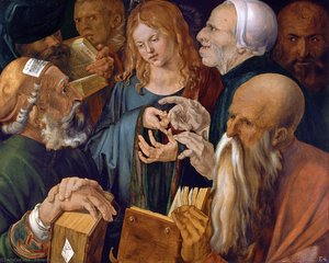 Christ Among The Doctors — Albrecht Dürer