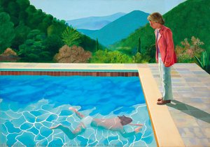 Portrait of an Artist (Pool with Two Figures)
