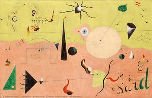 Joan Miró- Catalan Landscape (the Hunter) — Joan Miró