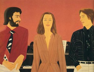 Vincent, Ruth And Paul — Alex Katz