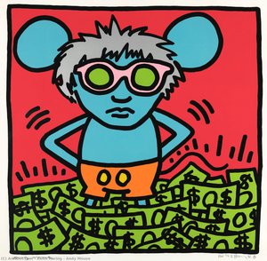 Andy Mouse — Keith Haring