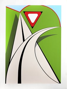 Untitled - Roadway Yield — Allan D'arcangelo