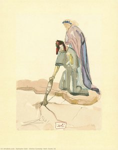 Divine Comedy, Hell: Canto 32 — Salvador Dalí