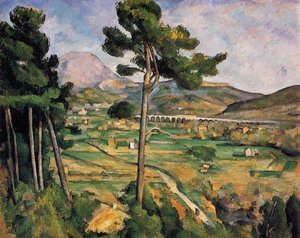 Mount Sainte-victoire As Seen From Bellevue — Paul Cézanne