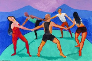 The Dancers — David Hockney