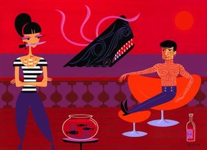 Black Fish — Josh Agle (shag)