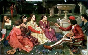 Tale From The Decameron — John William Waterhouse